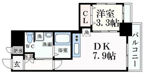 江坂駅 徒歩7分 6階の物件間取画像